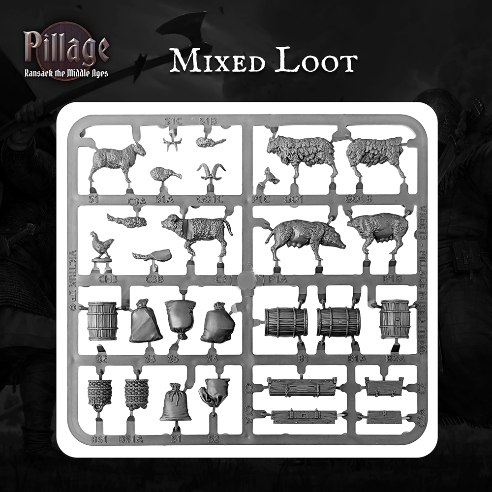 Pillage Introductory Set - 2 Player Early Middle Ages Battle Game