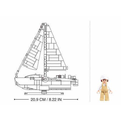 Sluban The Rodeo Speed Boat - Building Brick Kit