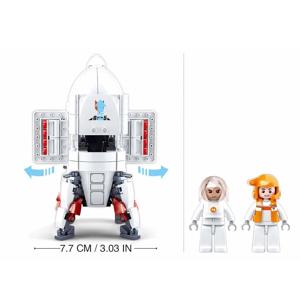 Sluban Saturn Landing Module - Model Brick Building Set