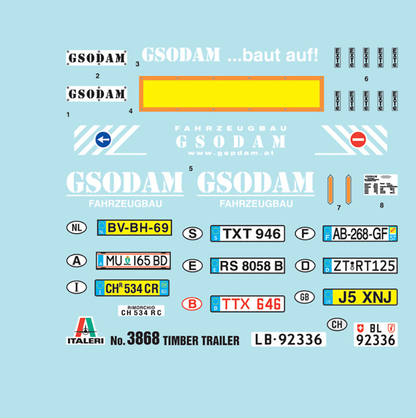 Italeri Timber Trailer | 1:24