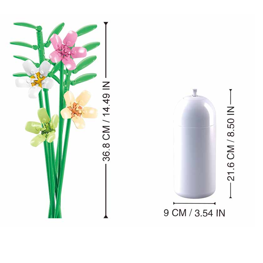 Sluban Freesia Flower Brick Kit - Pleyerid