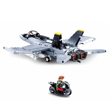 Sluban Super Bumblebee Fighter Jet - Model Bricks Kit