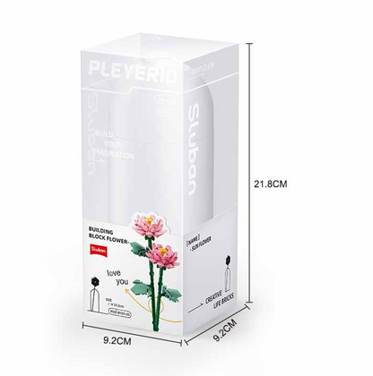 Sluban Peonies Flower Brick Kit - Pleyerid