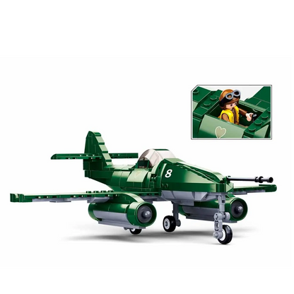 Sluban Battle of Budapest ME-262 Fighter - WW2 Army Building Brick Kit
