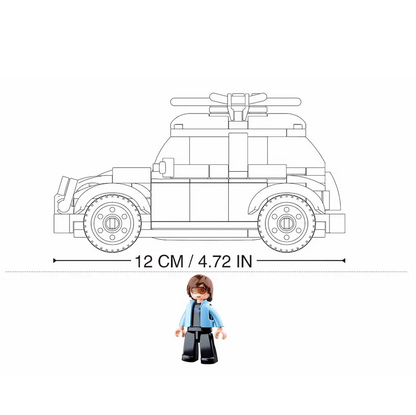 Sluban Yellow Beetle Car - Building Brick Kit