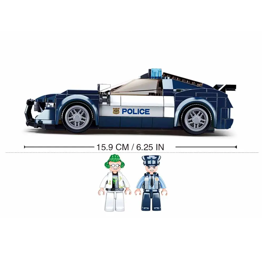 Sluban Police Car - Town Building Brick Kit