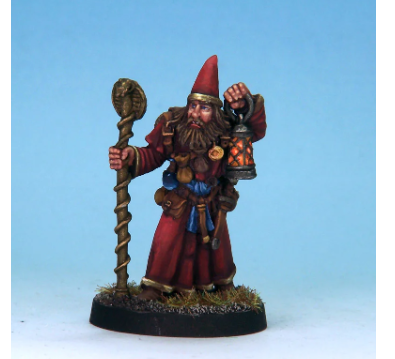 Magic User With Snake Staff - Crooked Dice