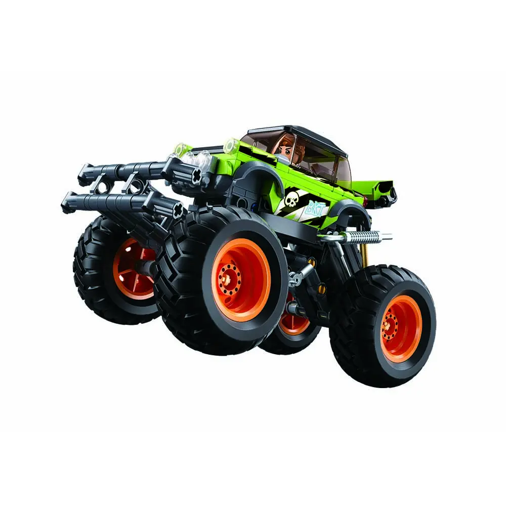 Sluban Off Road Green Monster Truck - Building Brick Kit