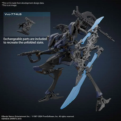 30mm Armoured Core Vi Schneider Nachtreiher/40e Steel Haze – Bandai Gunpla