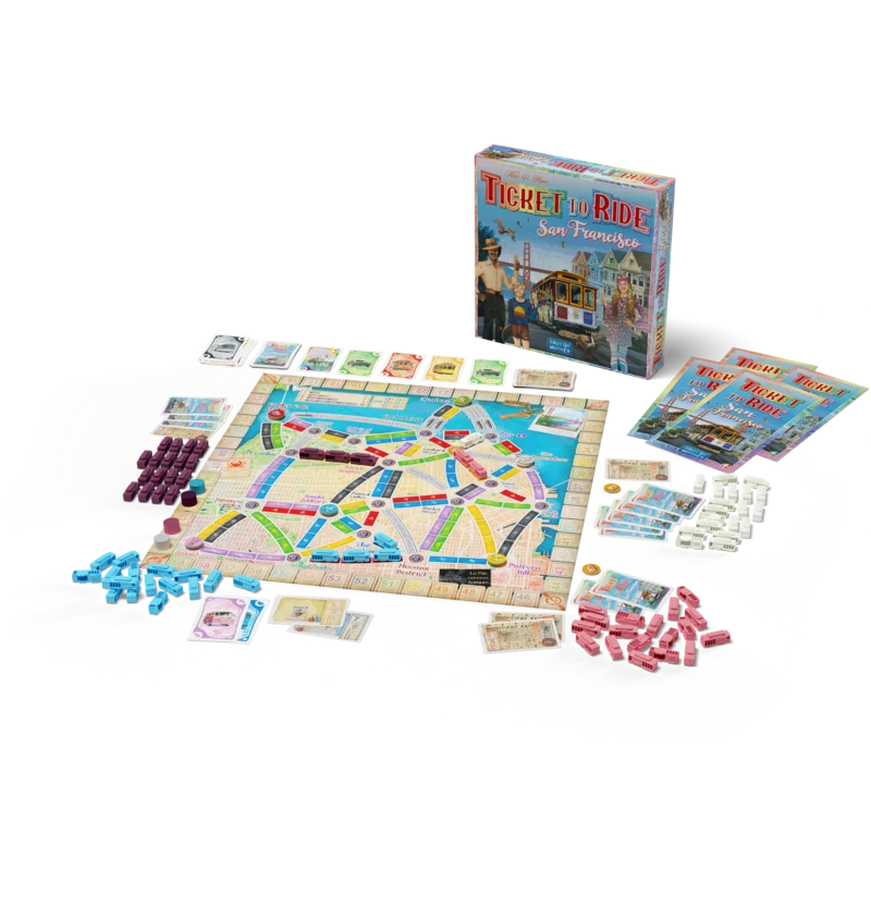 Ticket to Ride San Francisco Board Game