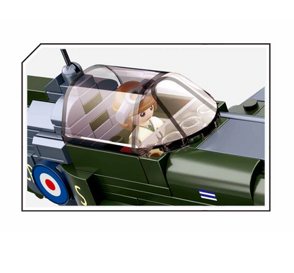 Sluban RAF Spitfire Fighter Plane - Model Bricks Kit