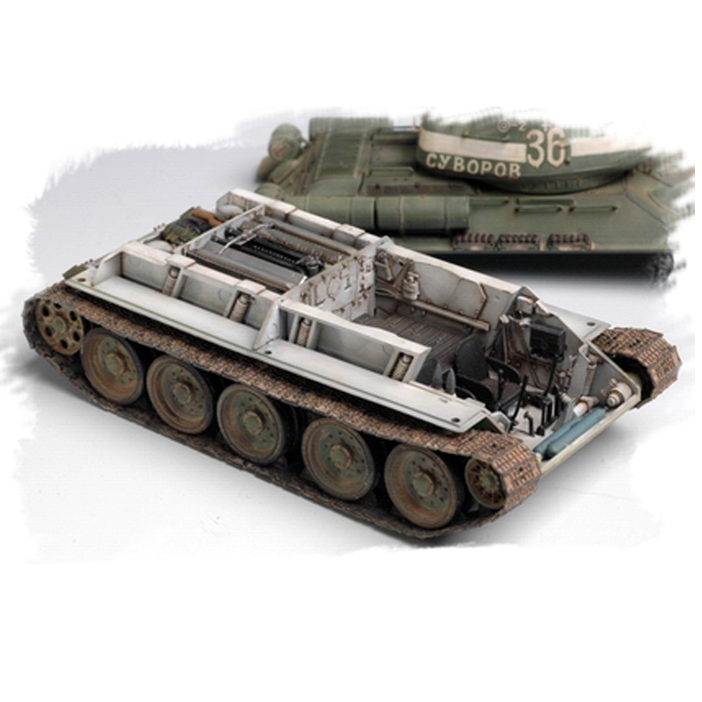 HobbyBoss Russian T-34/85 Tank - 1:48 Scale