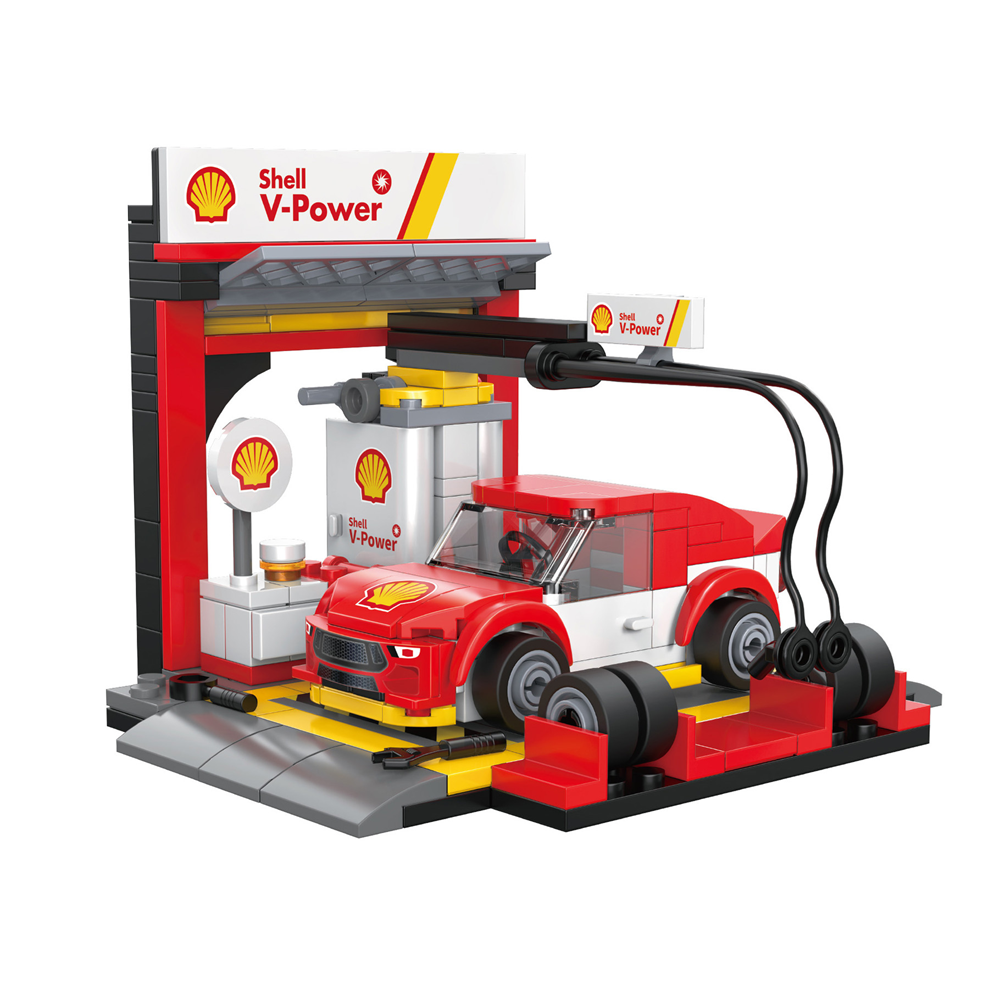 CaDA Pit Stop Staging Station - Building Brick Model Kit