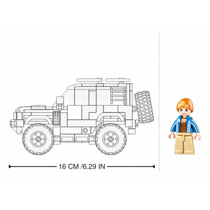 Sluban Green Tank SUV - ORV Building Brick Kit