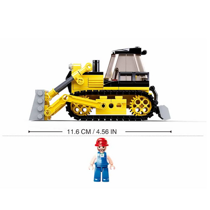 Sluban Bulldozer - Town Construction Building Brick Kit