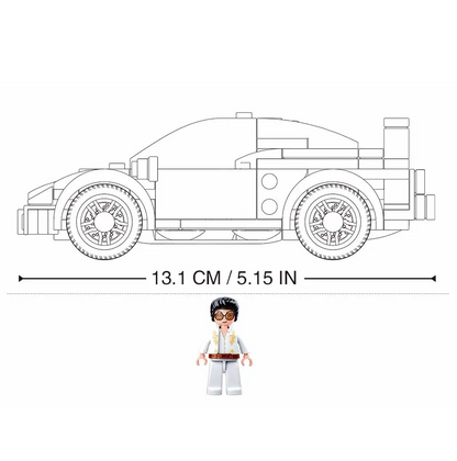 Sluban Red F40 Car - Building Brick Kit