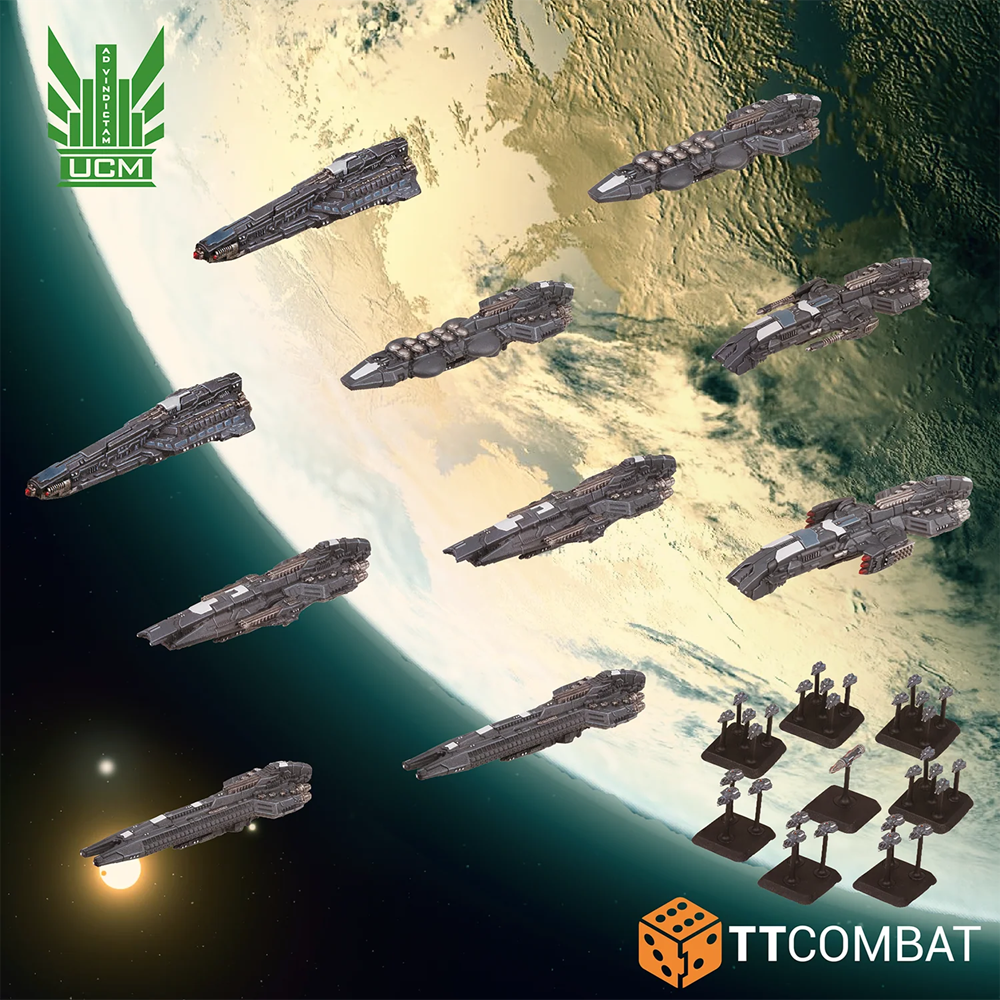 Dropfleet Commander UCM Battlefleet
