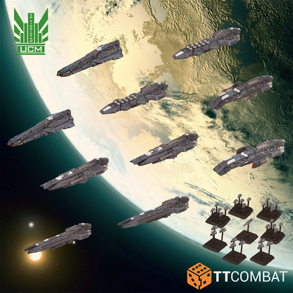 Dropfleet Commander UCM Battlefleet