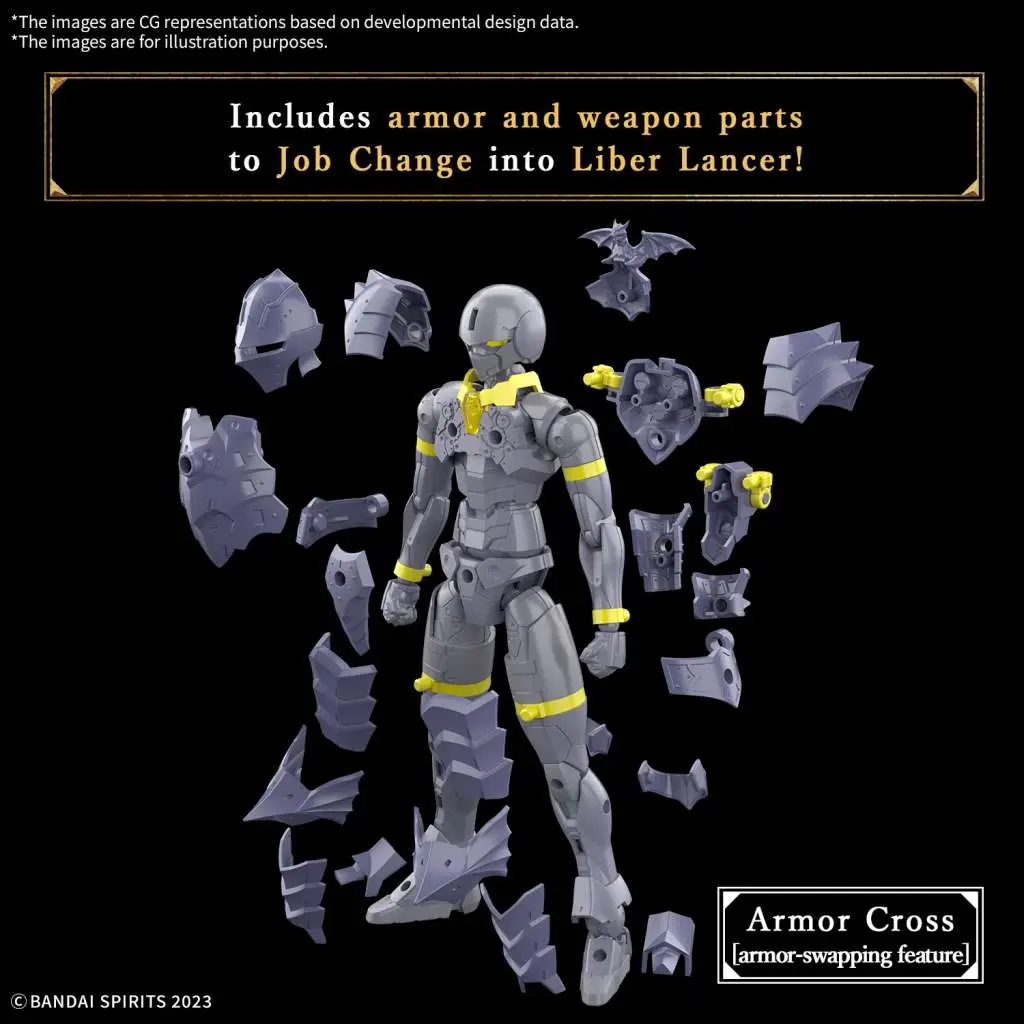30mf Liber Lancer – Bandai Gunpla