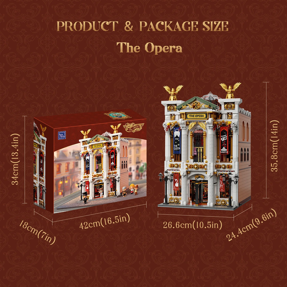 Retro Opera Brick Building Set - Pantasy