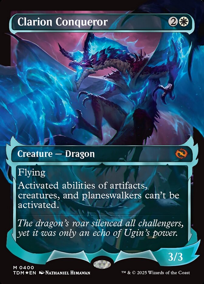 Showcase Clarion Conqueror Tarkir Dragonstorm #400