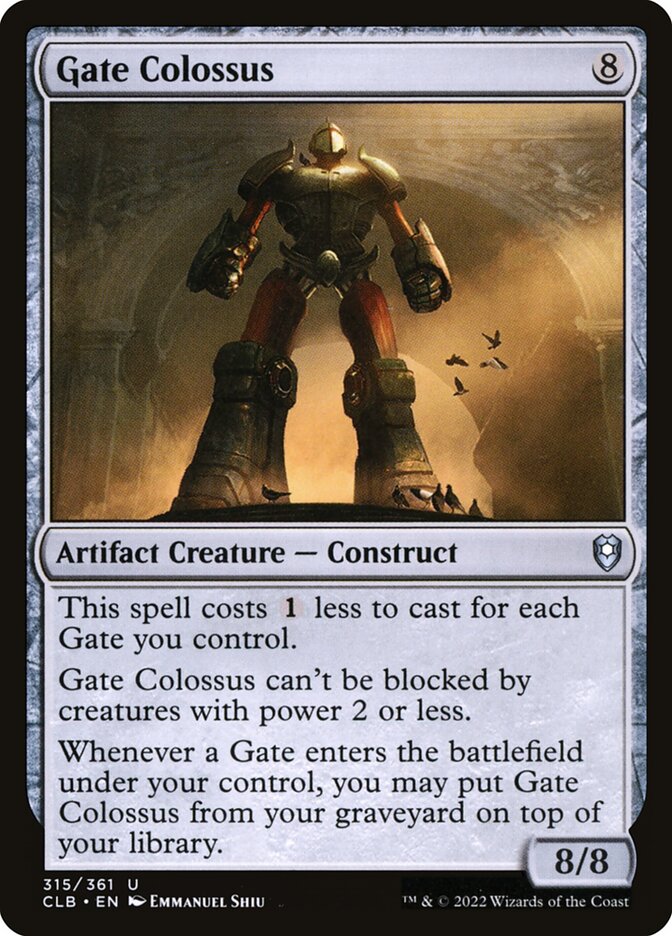 Gate Colossus - Commander Legends #315 Card Front