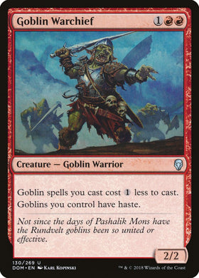 Goblin Warchief Dominaria #130
