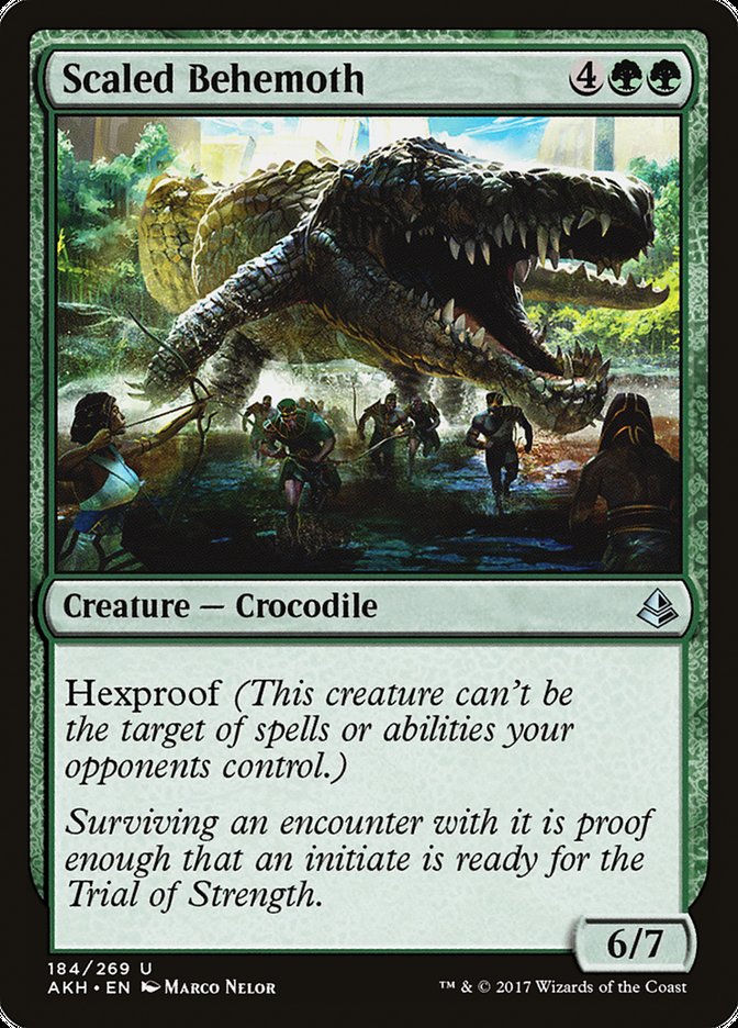 Scaled Behemoth Amonkhet #184 | Magic! The Gathering Singles