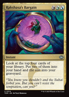 Rakshasa's Bargain Tarkir Dr...