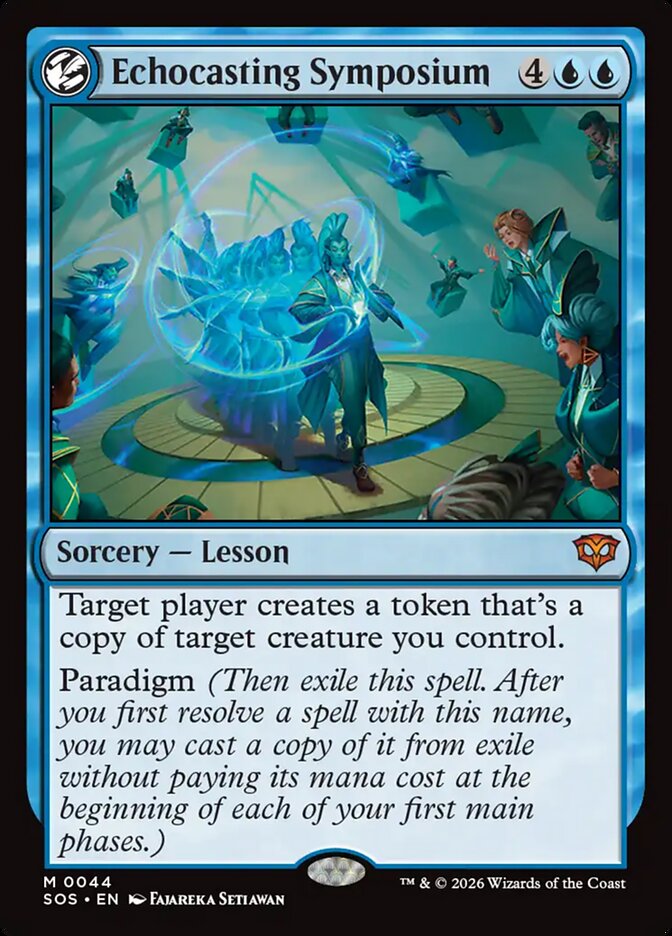 Echocasting Symposium Secrets of Strixhaven #044Card Front