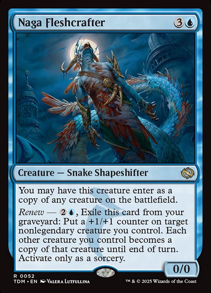 Naga Fleshcrafter Tarkir Dragonstorm #052