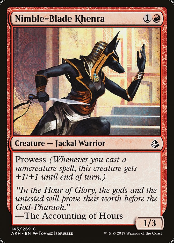 Nimble-Blade Khenra Amonkhet #145 | Magic! The Gathering Singles