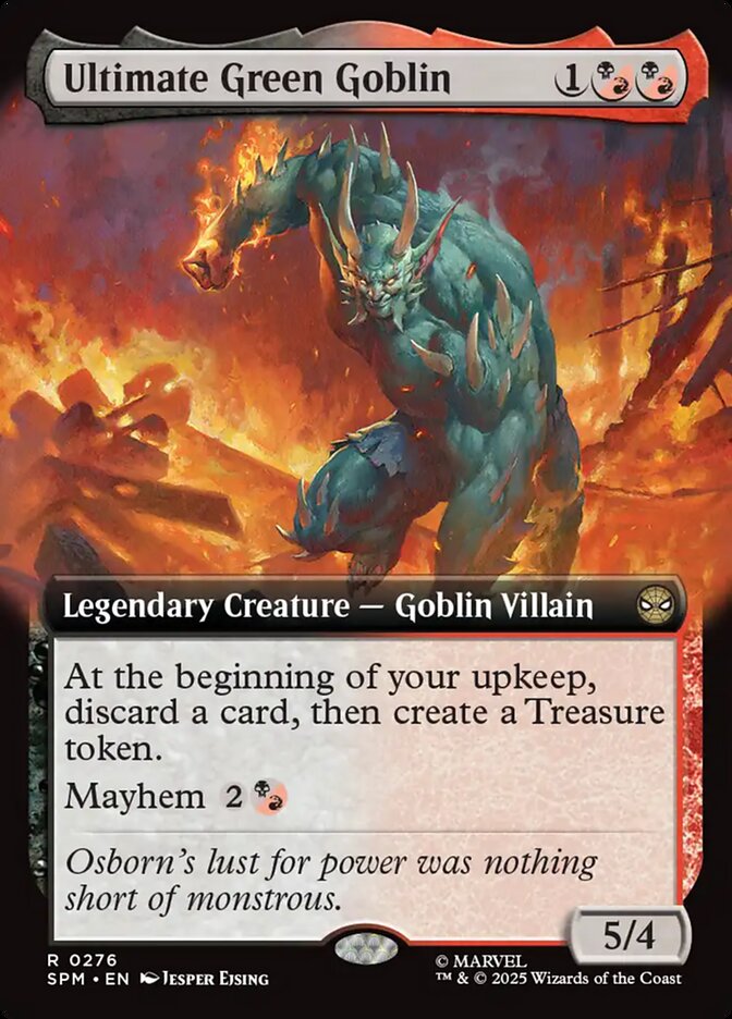 Ultimate Green Goblin Extended Art - Spider-Man #276