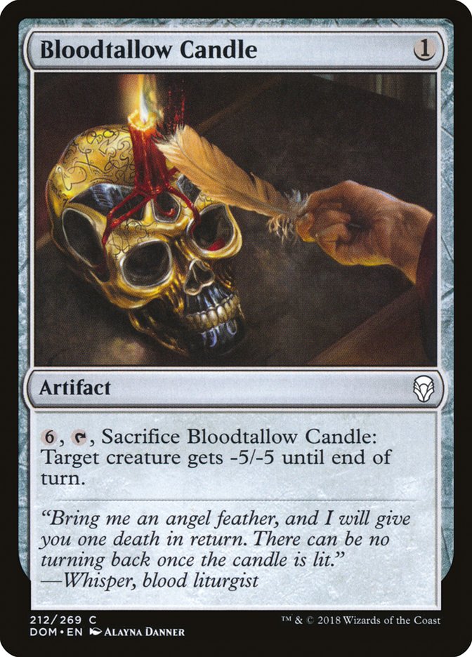 Bloodtallow Candle Dominaria #212
