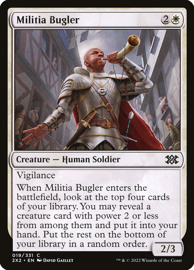 Militia Bugler Double Masters 2 #019 | MTG Singles