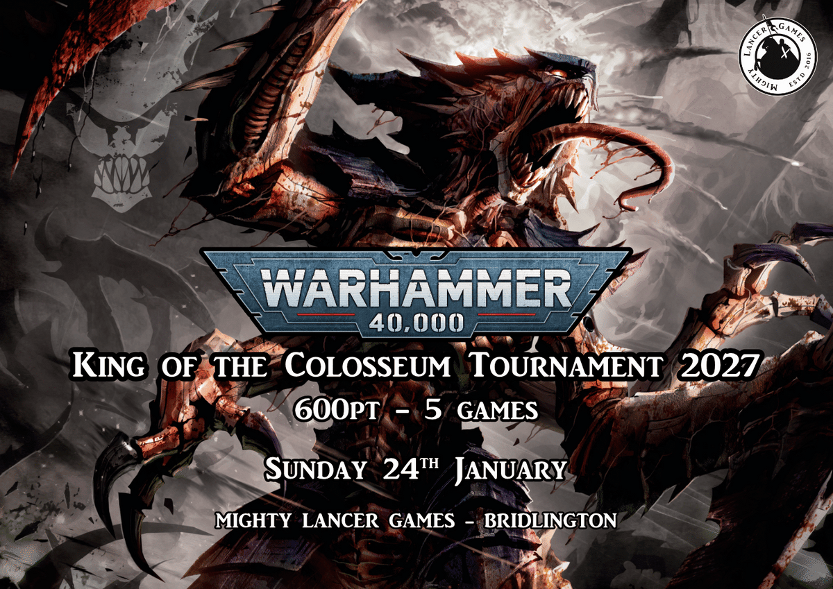 Warhammer 40,000: King of the Colosseum Tournament 2027