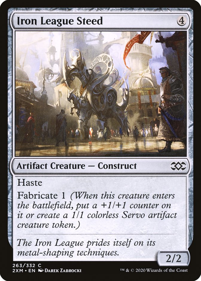 Iron League Steed Double Masters #263 Card Front