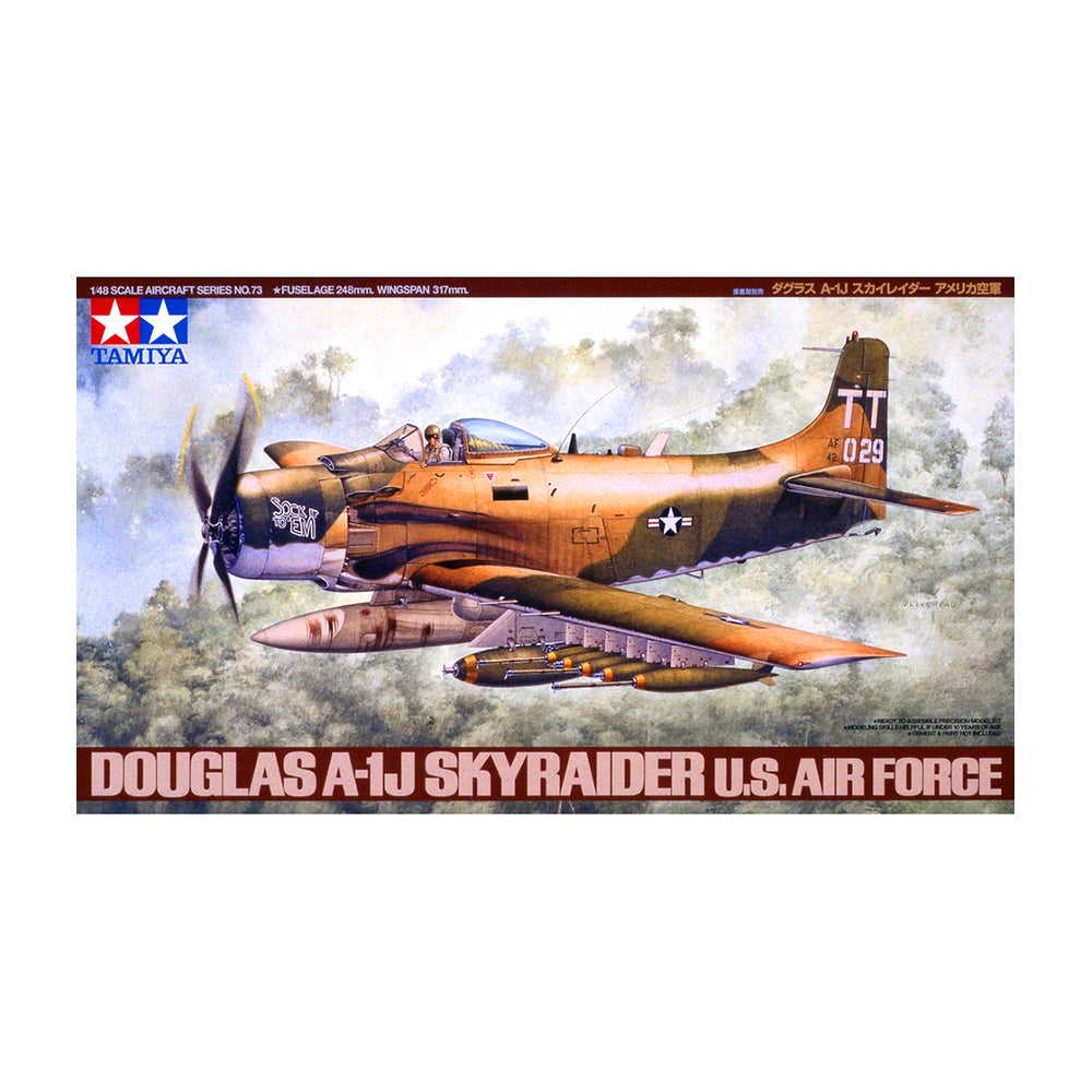US Air Force Douglas A-1J Skyraider - Tamiya 1/48 Scale Aircraft
