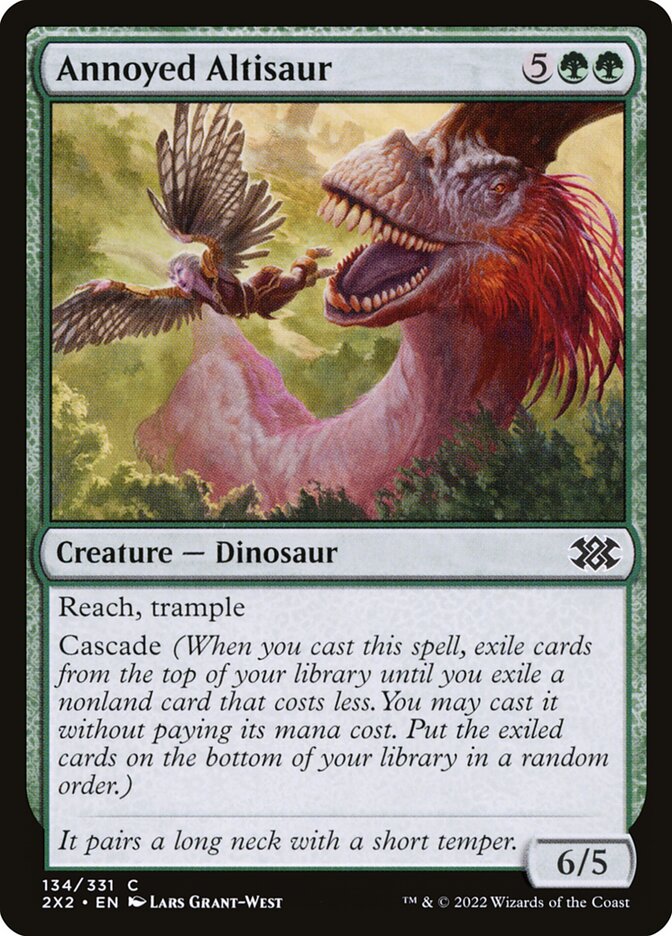 Annoyed Altisaur Double Masters 2 #134 | MTG Singles