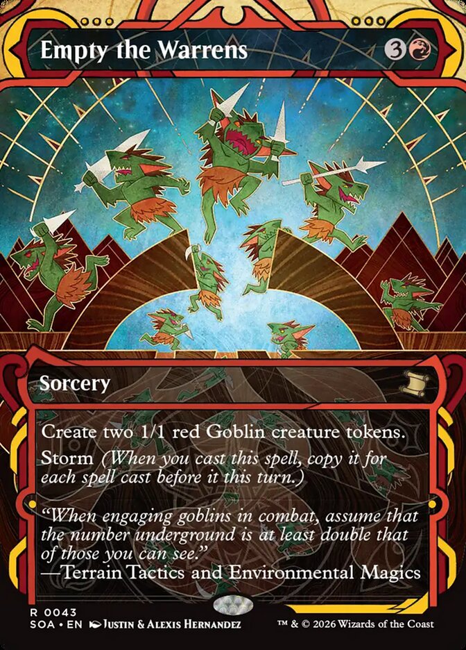 Empty the Warrens Secrets of Strixhaven Mystical Archive #043Card Front