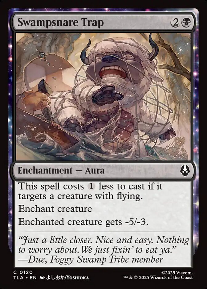 Swampsnare Trap Avatar The Last Airbender #120 MTG Single Card Front