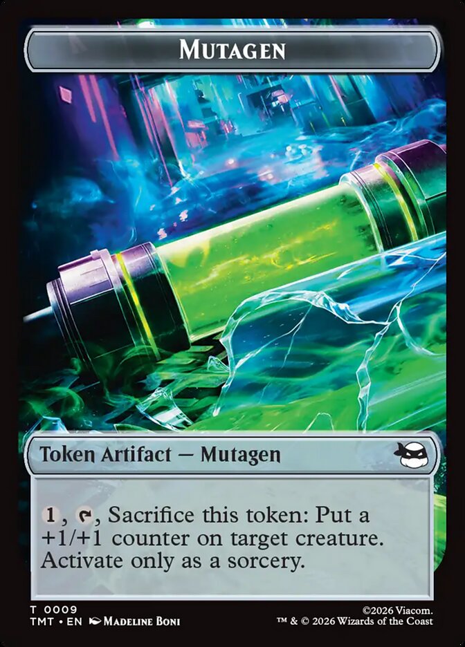 Mutagen Teenage Mutant Ninja Turtles Token #009