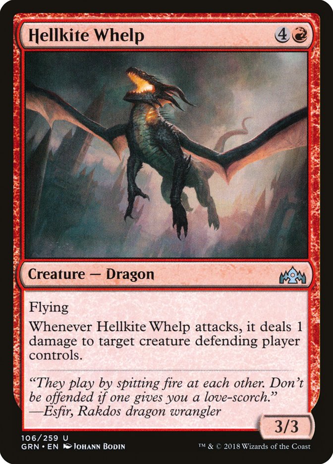 Hellkite Whelp MTG Singles | Guilds of Ravnica #106
