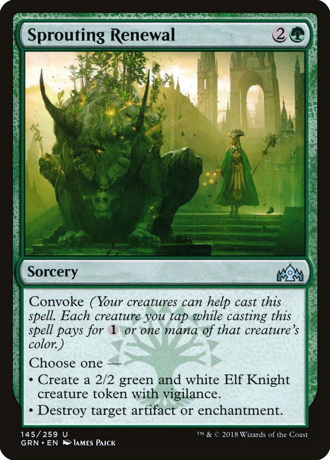 Sprouting Renewal MTG Singles | Guilds of Ravnica #145