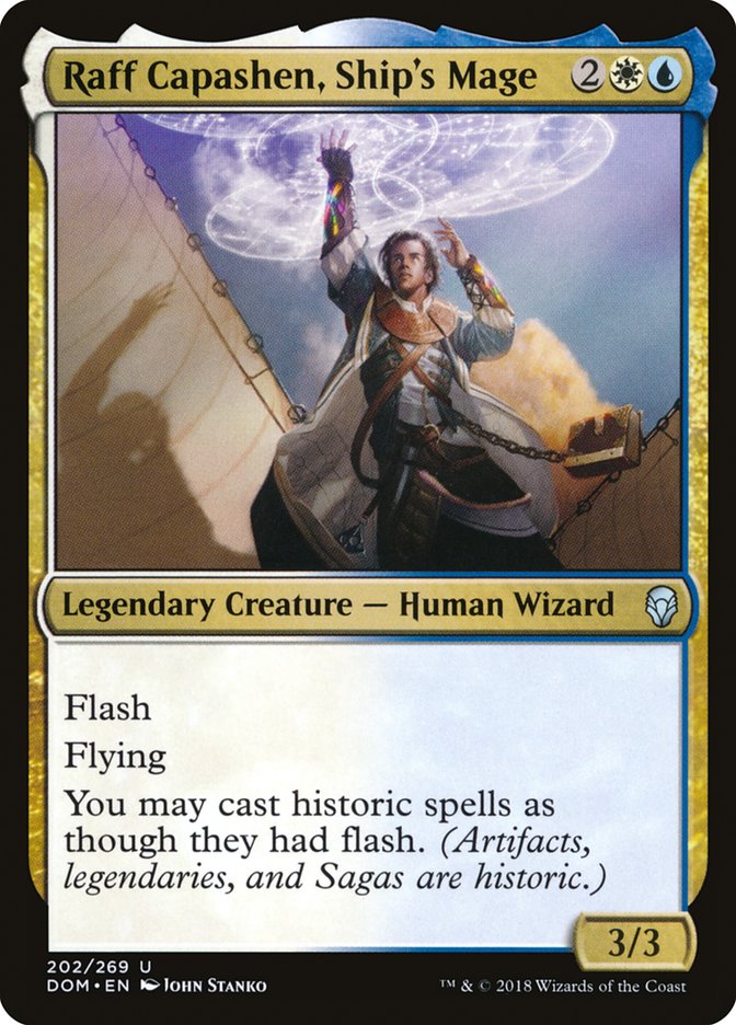 Raff Capashen, Ship's Mage Dominaria #202