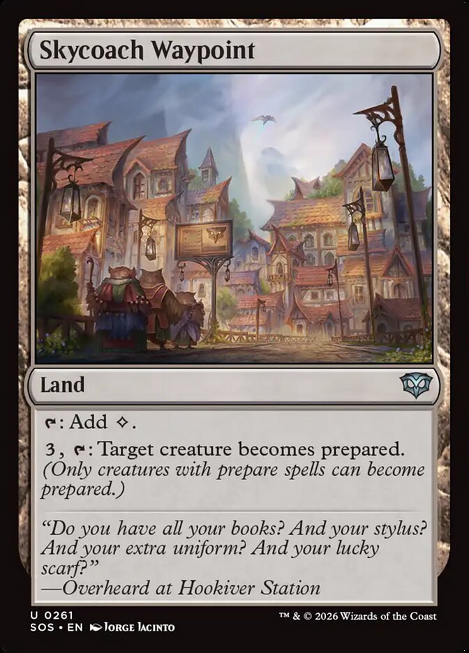 Skycoach Waypoint Secrets of Strixhaven #261Card Front