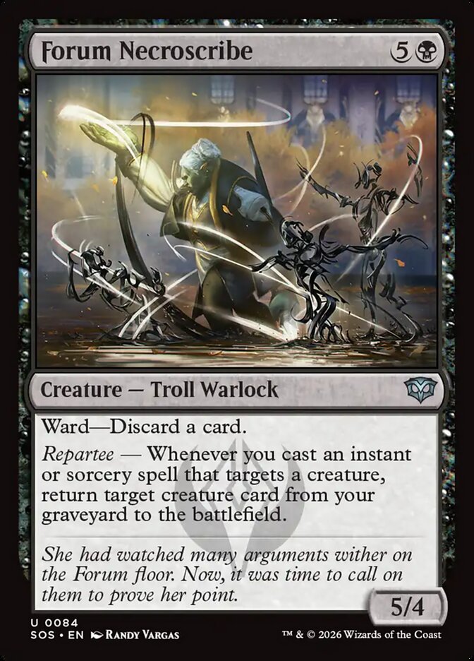 Forum Necroscribe Secrets of Strixhaven #084Card Front
