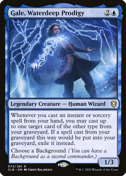 Gale, Waterdeep Prodigy - Commander Legends #072