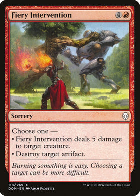 Fiery Intervention Dominaria #118
