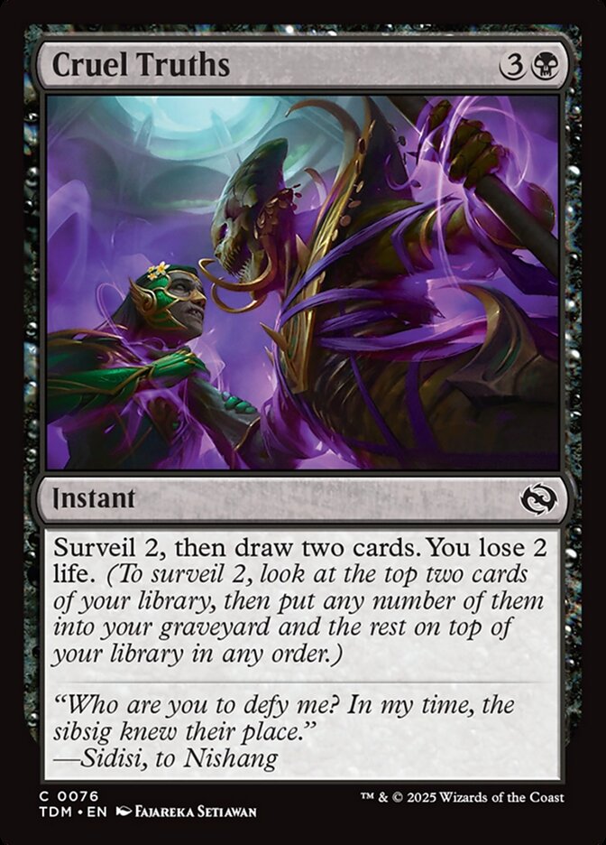 Cruel Truths Tarkir Dragonstorm #076